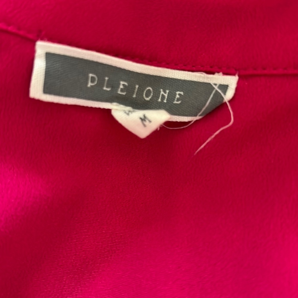 Fuchsia colored tank size medium from Nordstrom’s, brand is PLEIONE